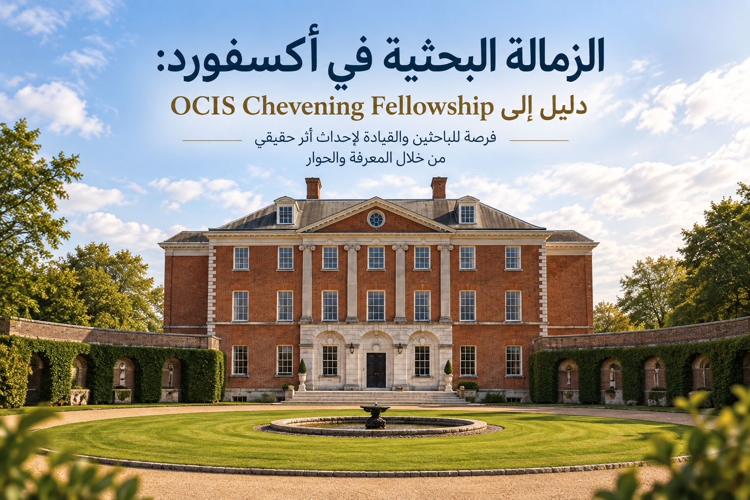 زمالة تشيفنينغ في أكسفورد Chevening OCIS Fellowship ومركز أكسفورد للدراسات الإسلامية
